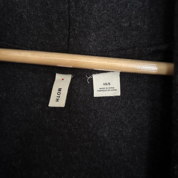 Anthropology Wool Midi Vest with Shawl Collar - Grey - Picture 5 of 5